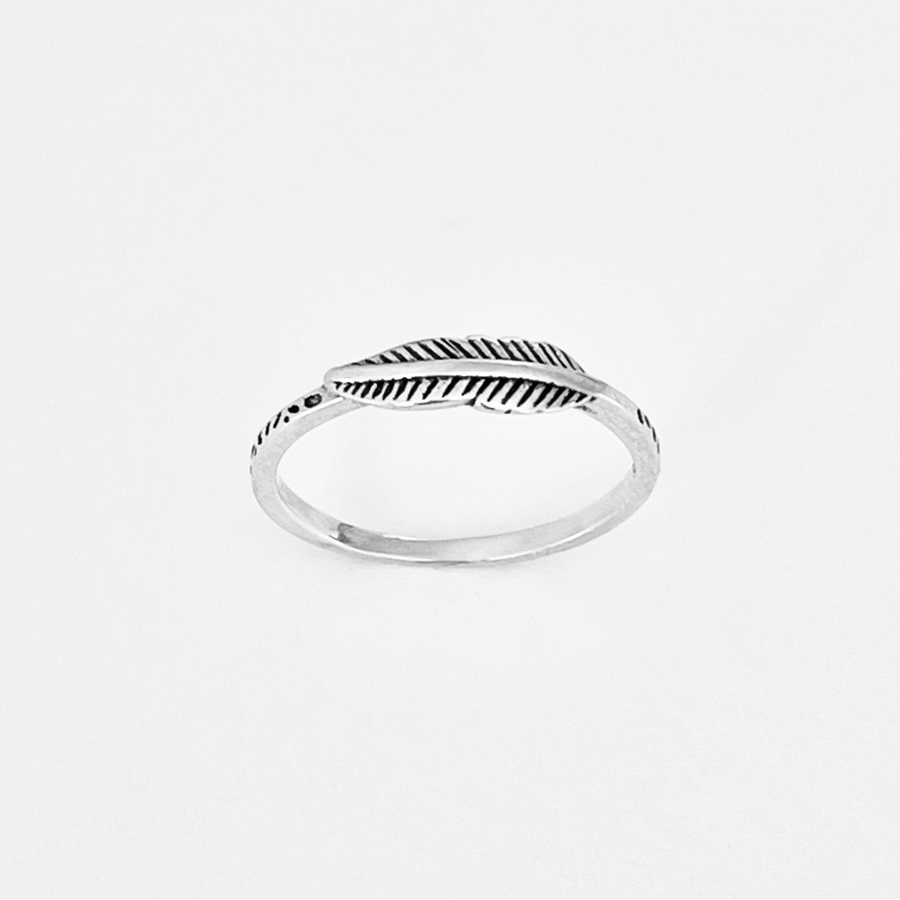 ❤️TOP SELLER❤️Sterling Silver Little Bird Feather Ring, Angels Wing Rings, Birds - Picture 2 of 14